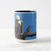 SWFEC - M15 & F23 - Ein neues Paar im Nest Zweifarbige Tasse (Mittel)