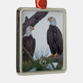 SWFL Eagle Cam Couple Goals Ornament Aus Metall (Rechts)