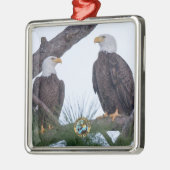 SWFL Eagle Cam Couple Goals Ornament Aus Metall (Links)