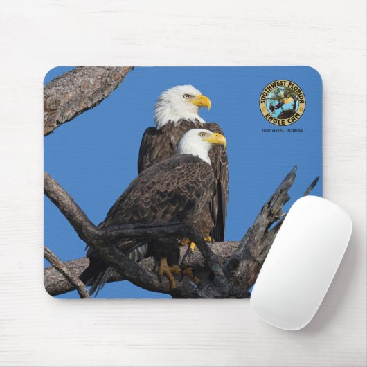 SWFL Eagle Cam Mouse Pad- M15 & F23 Mousepad (Mit Mouse)