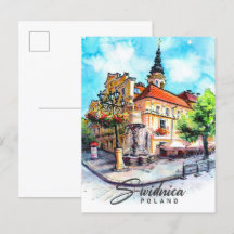 Swidnica Polen Wasserfarbenmalerei Reisen