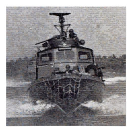 Swift Boat Foto Mosaik Poster