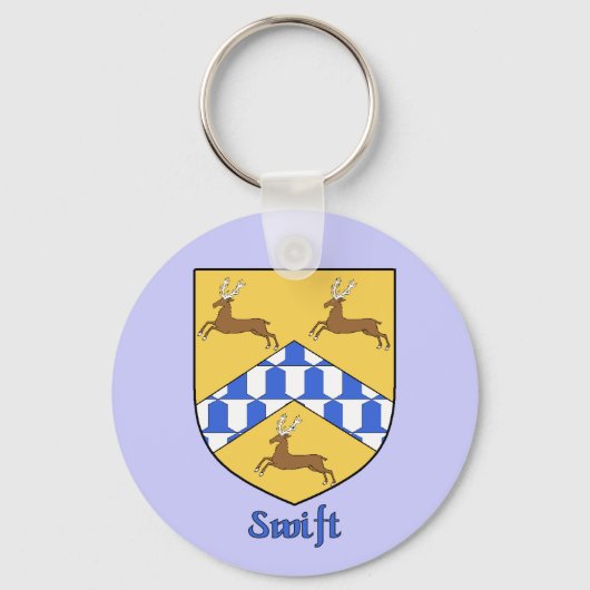 Swift Family Shield-Schlüsselanhänger Schlüsselanhänger (Vorderseite)