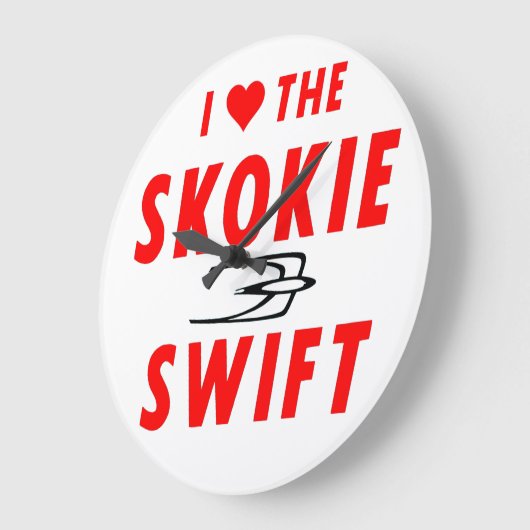 Swift, Gelbe Linie, CTA Rapid Transit Große Wanduhr (Winkel)