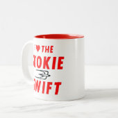 Swift, Gelbe Linie, CTA Rapid Transit Zweifarbige Tasse (Vorderseite Links)