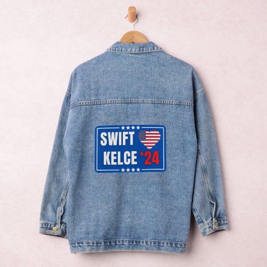 Swift Kelce 24 Herz Jeansjacke (Hangar)