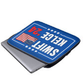 Swift Kelce 24 Laptopschutzhülle (Vorne Knopf)