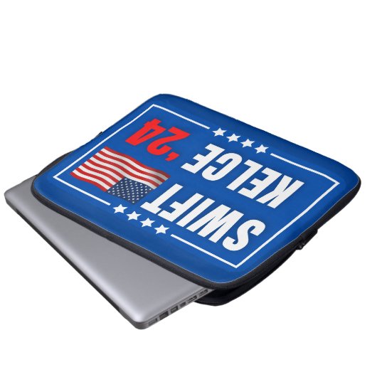 Swift Kelce 24 Laptopschutzhülle (Vorne Knopf)