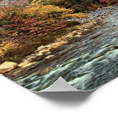 Swift River Autumn Poster (Ecke)