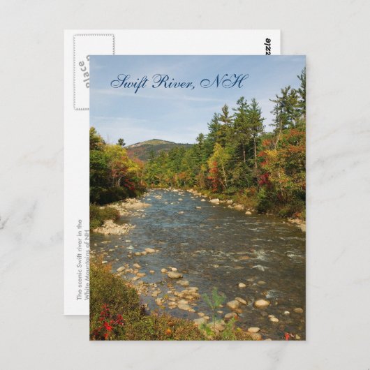 Swift River, NH Postcard Postkarte (Vorne/Hinten)