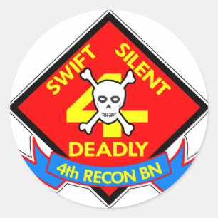 Swift Silent Deadly 4. Runder Aufkleber