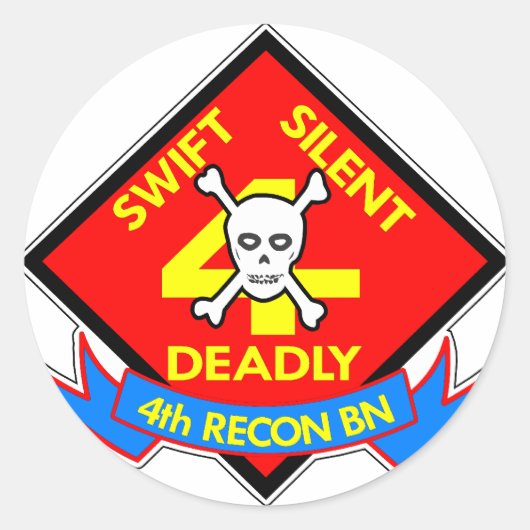 Swift Silent Deadly 4. Runder Aufkleber (Vorderseite)