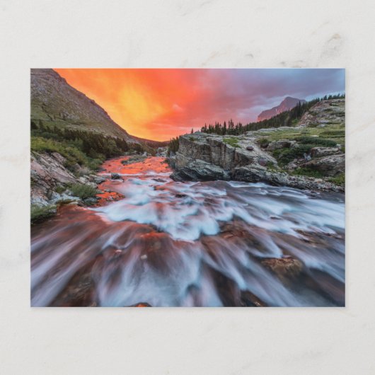 Swiftaktuelle Fälle | Glacier Nationalpark Montana Postkarte (Vorderseite)