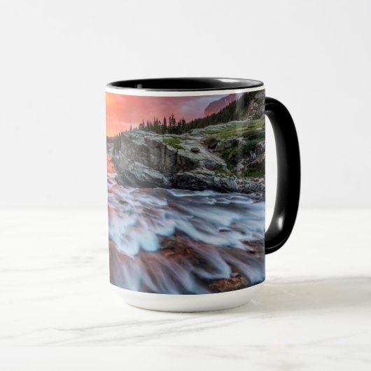 Swiftaktuelle Fälle | Glacier Nationalpark Montana Tasse (VorderseiteRechts)