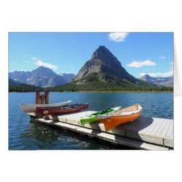 Swiftcurrent Lake Boats - Glacier National Park