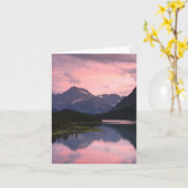 Swiftcurrent Lake, Glacier National Park, Montana Karte (Gelbe Blume)