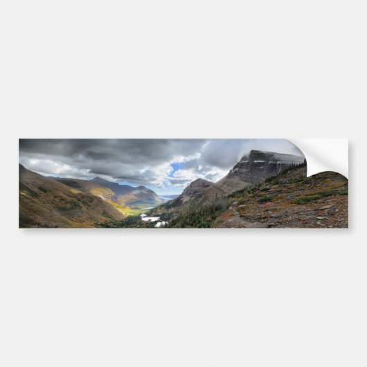 Swiftcurrent Pass Trail 3 - Glacier National Park Autoaufkleber (Vorne)