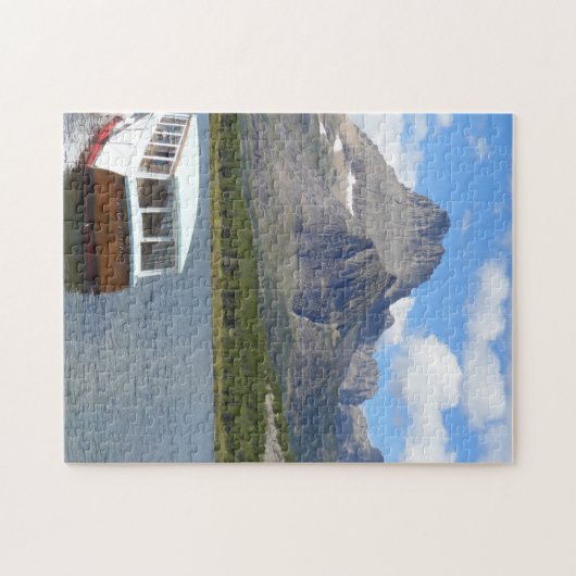 Swiftcurrent See - Glacier Nationalpark Puzzle (Horizontal)