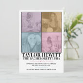 Swiftie Bachelorette Eritalien Einladung (Stehend Vorderseite)