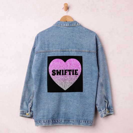 SWIFTIE GLITZER HERZ Denim Jacket Jeansjacke (Hangar)