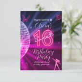 Swiftie inspiriert Sweet 16 Geburtstagsparty Einladung (Stehend Vorderseite)