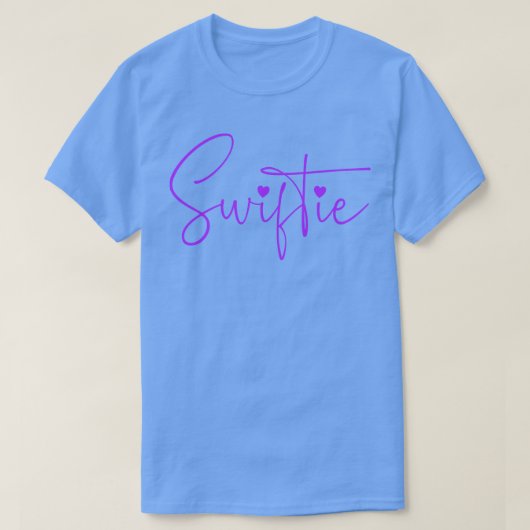 Swiftie Lila Button T-Shirt (Design vorne)