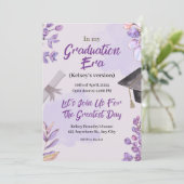 Swiftie thematisch in ihrem Zeitalter Abschluss Ei Einladung (Stehend Vorderseite)