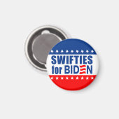 "SWIFTIES for BIDEN" Magnet (Vorderseite/Rückseite)