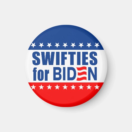 "SWIFTIES for BIDEN" Magnet (Vorne)