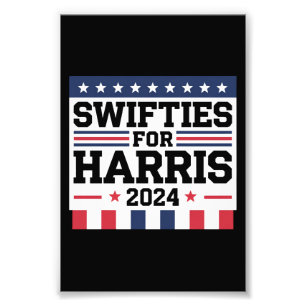 Swifties für Kamala Harris 2024 Wahlunterstützung Fotodruck