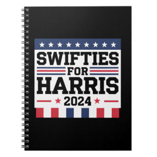 Swifties für Kamala Harris 2024 Wahlunterstützung Notizblock