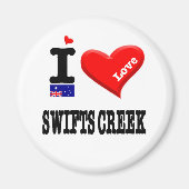 SWIFTS CREEK - I-Liebe Magnet (Vorne)