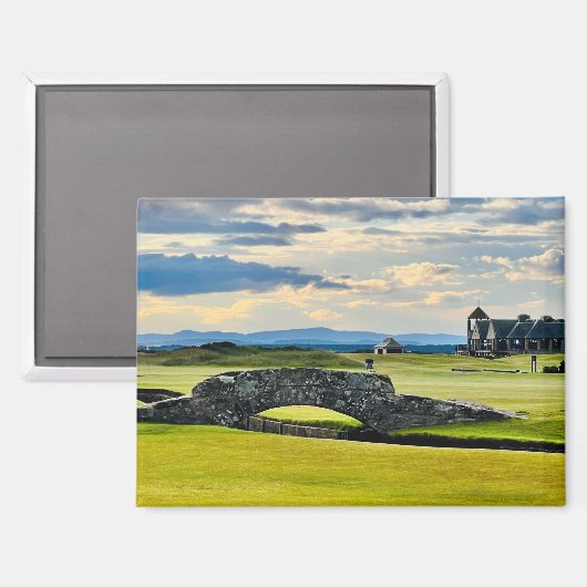 Swilcan Bridge - Old Course St Andrews Magnet (Vorderseite/Rückseite)