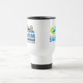 Swim Alcatraz Coffee Travel Mug Reisebecher (Mittel)