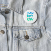 Swim Bike Lauf großartiges Design Button (Beispiel)