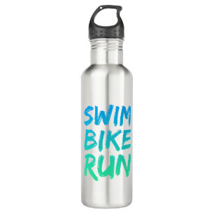 Swim Bike Lauf großartiges Design Edelstahlflasche
