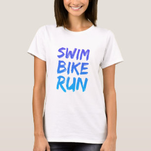 Swim Bike Lauf großartiges Design T-Shirt