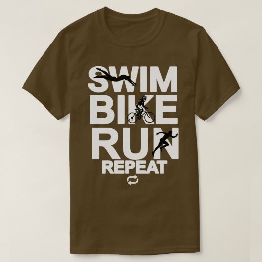 Swim Bike Lauf Triathlon Triathlete Athlete 1 T-Shirt (Design vorne)
