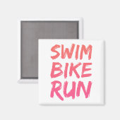swim_bike_run-04b magnet (Vorderseite/Rückseite)