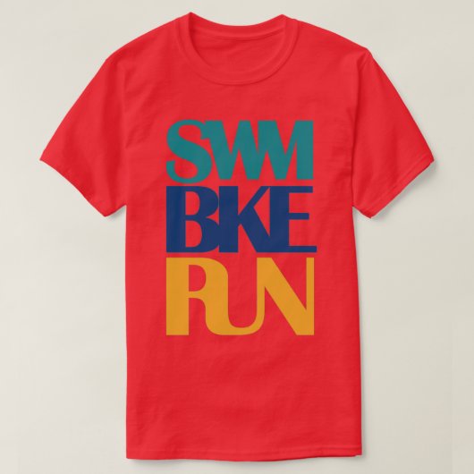 Swim Bike Run 6 T-Shirt (Design vorne)