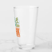 Swim Bike Run Drink Funny Triathlon Drinking Glas (Links)