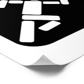 Swim Bike Run Poster (Ecke)