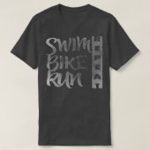 Swim Bike Run repeat T-Shirt (Design vorne)