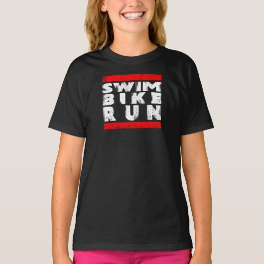 SWIM BIKE RUN T-Shirt (Vorderseite)