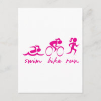 Swim Bike Run Tri Girl
