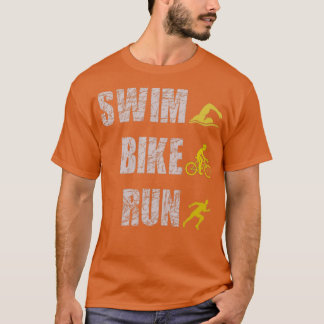 Swim Bike Run Triathlon 33 T-Shirt