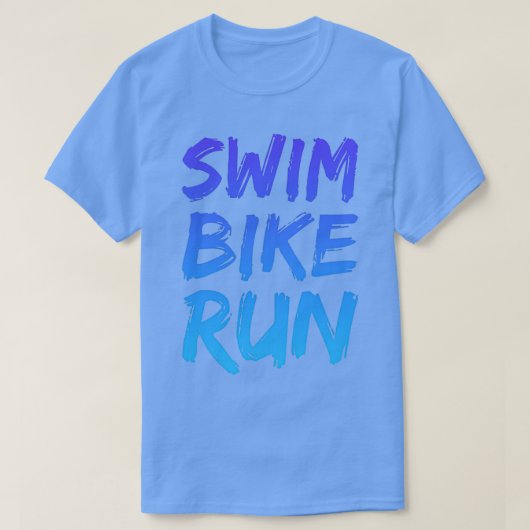 Swim Bike Run Triathlon cool design 1 T-Shirt (Design vorne)