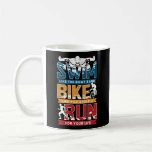 Swim Bike Run Triathlon Kaffeetasse