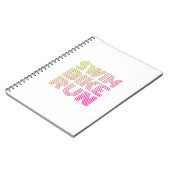 Swim Bike Run, Triathlon Notizblock (Linke Seite)