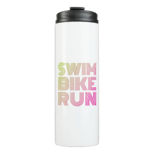 Swim Bike Run, Triathlon Thermosbecher